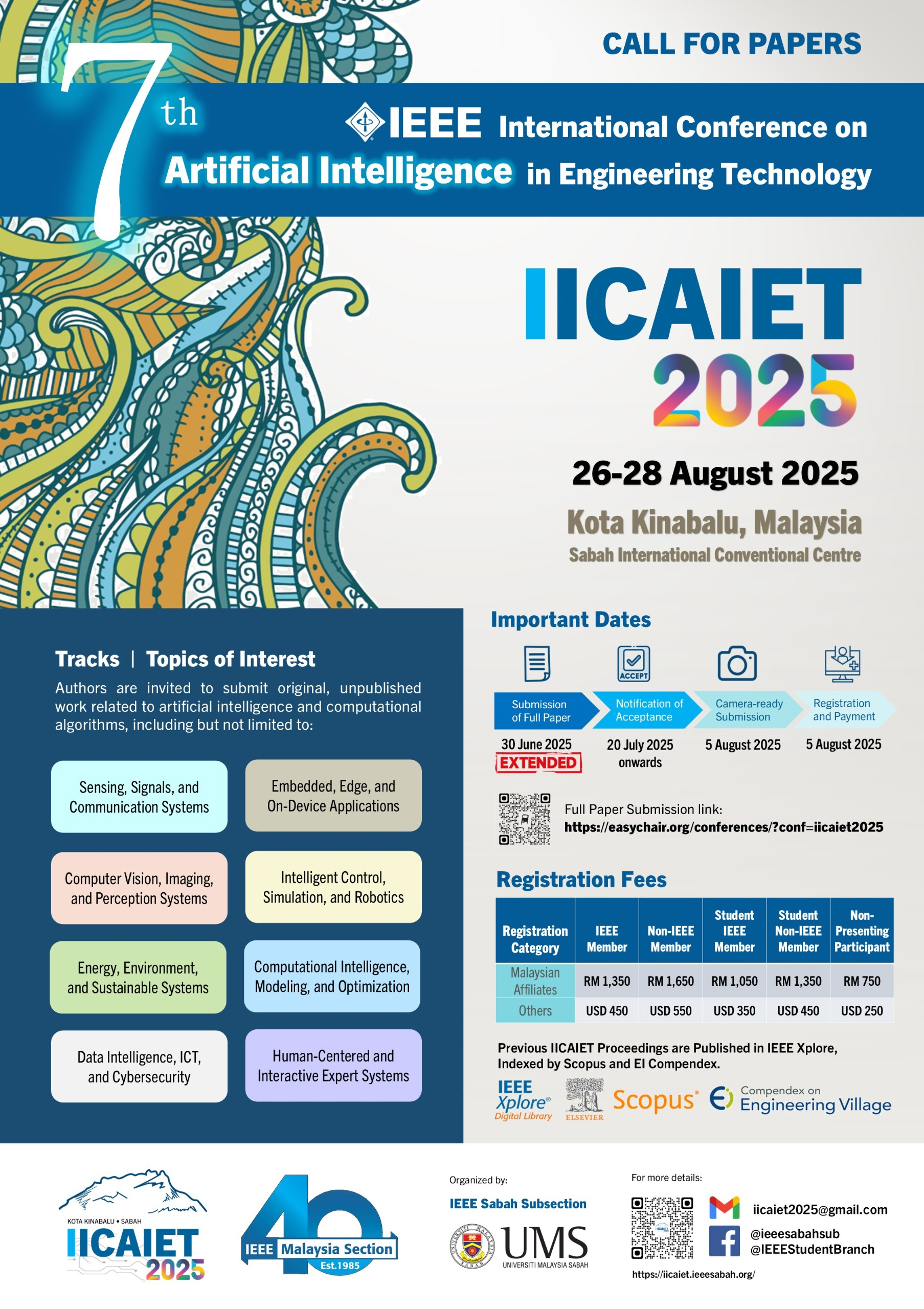 IICAIET 2025 - IEEE International Conference on Artificial Intelligence in Engineering and Technology 2025