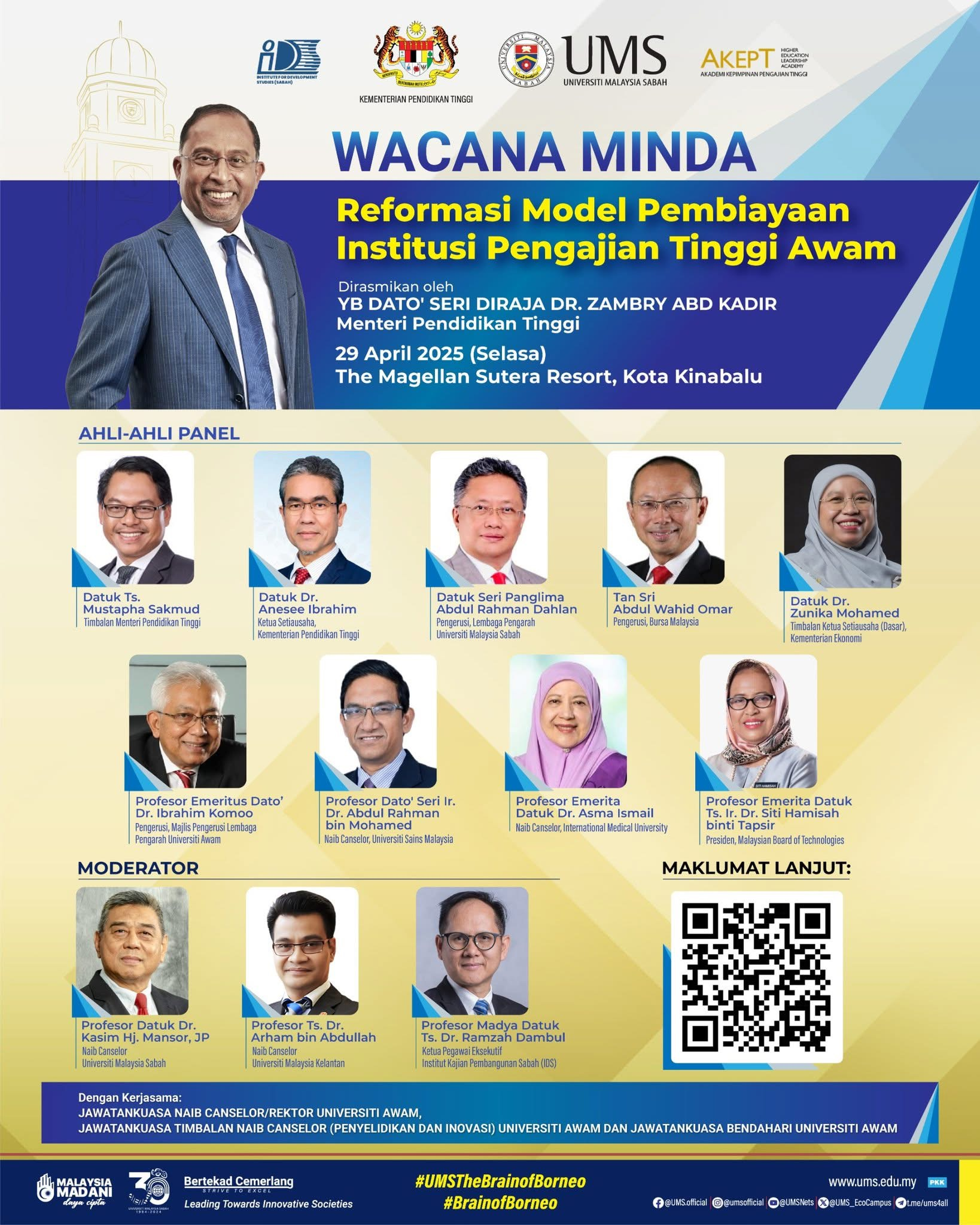 Program Wacana Minda: Reformasi Model Pembiayaan IPT