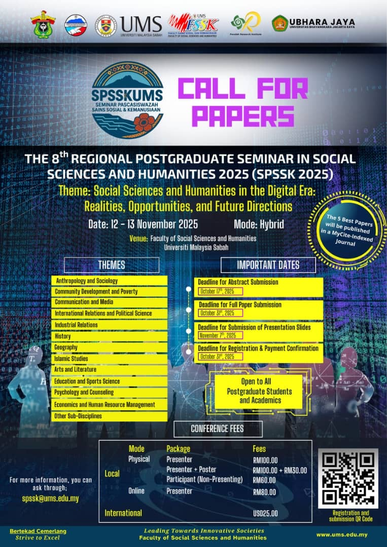 SPSSK 2025-SEMINAR SERANTAU PASCASISWAZAH SAINS SOSIAL DAN KEMANUSIAAN 2025