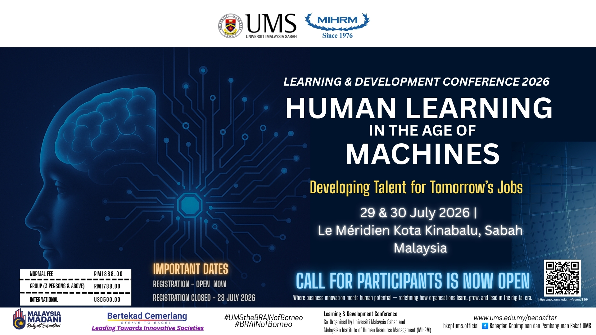 CONFERENCE LEARNING AND DEVELOPMENT : HUMAN LEARNING IN THE AGE OF MACHINES 2026