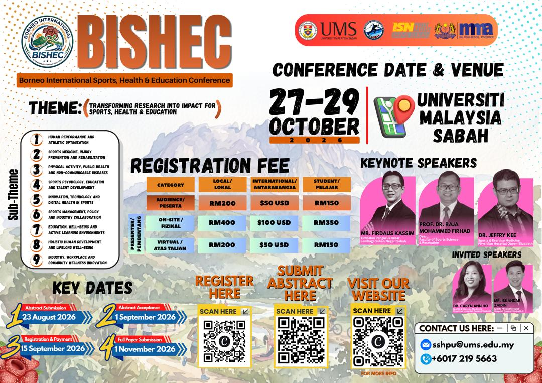 BISHEC 2026 - Borneo International Sport and Health Conference 2026