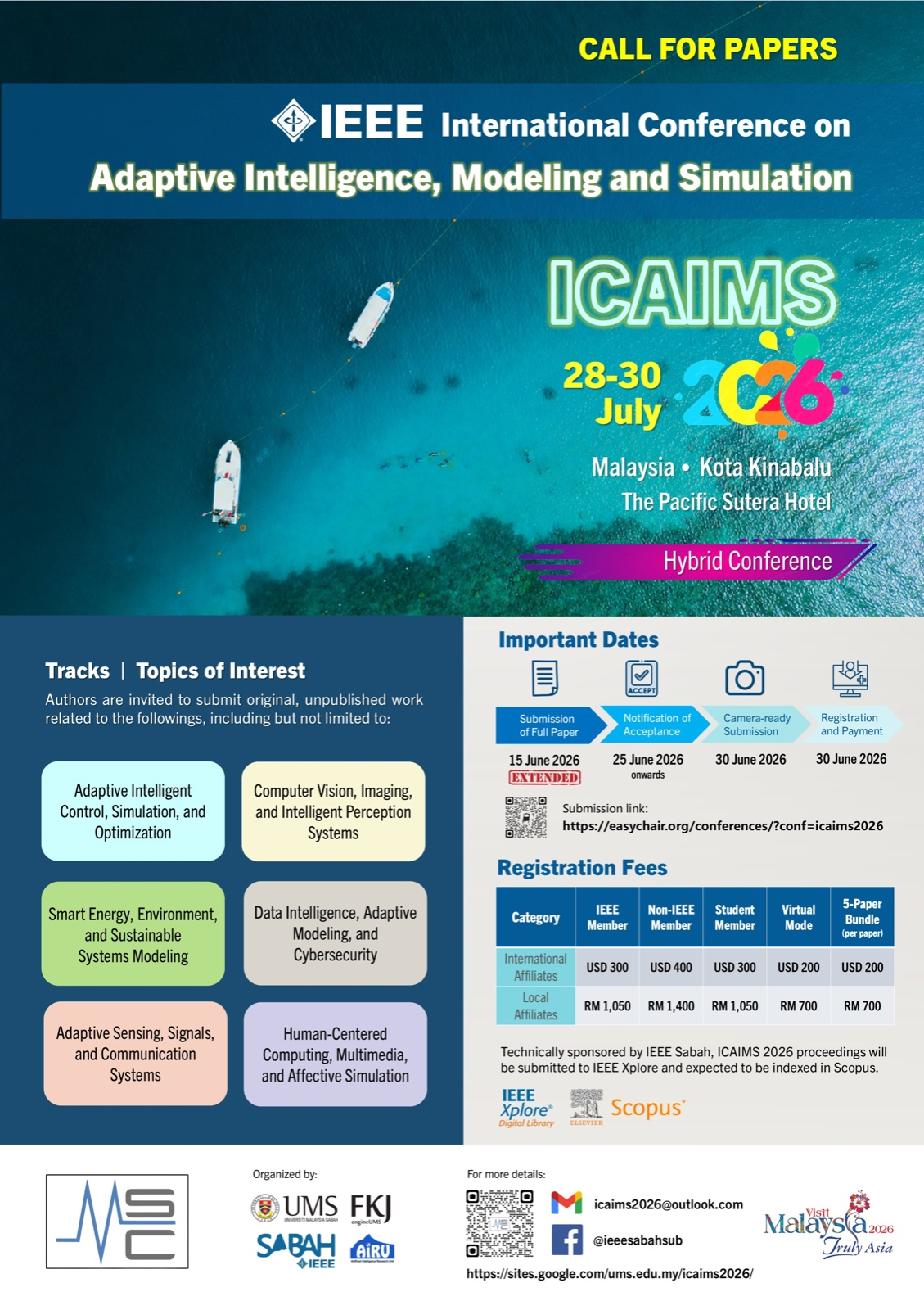 (ICAIMS) 2026 IEEE International Conference on Adaptive Intelligence, Modeling and Simulation