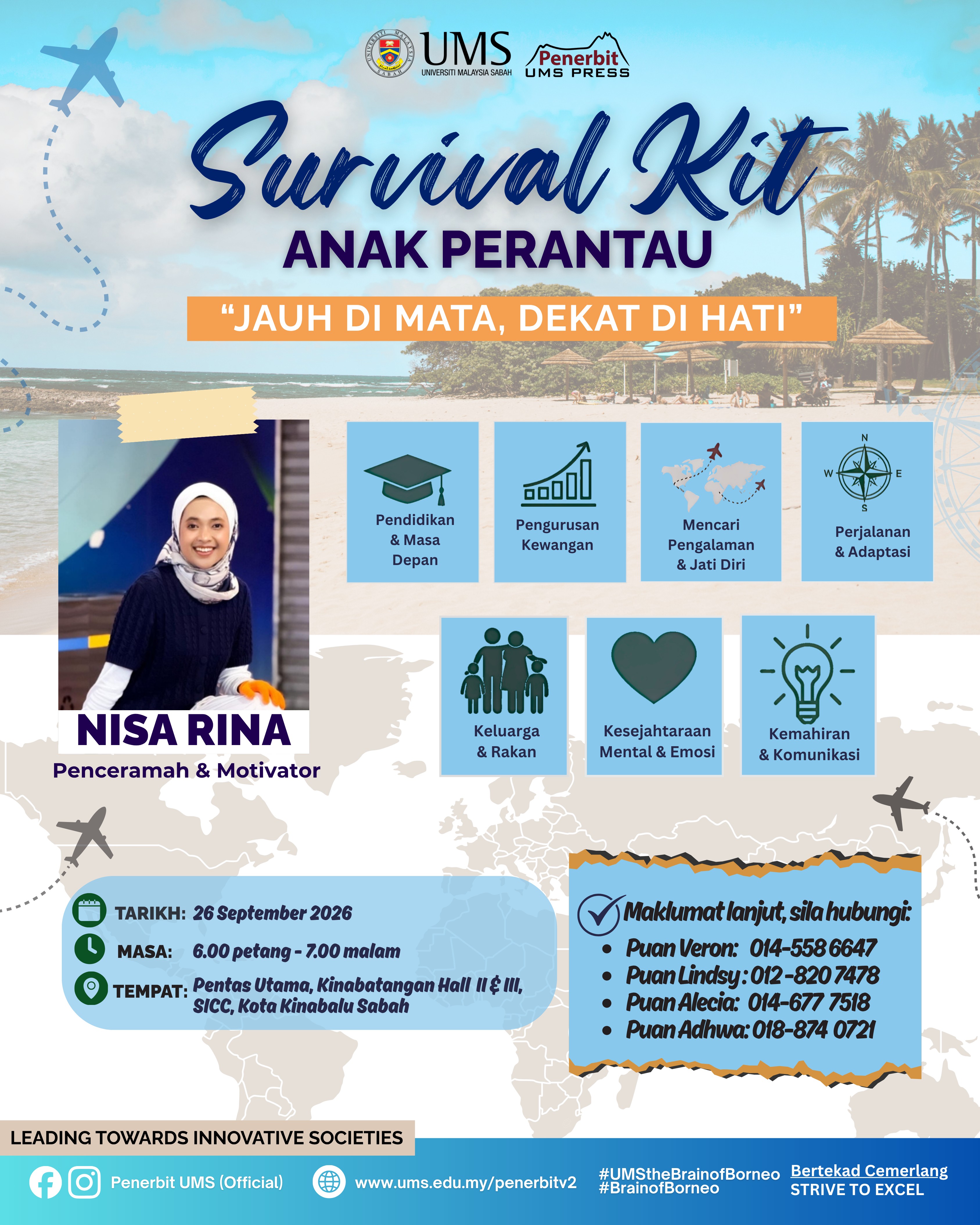 “SURVIVAL KIT ANAK PERANTAU BERSAMA NISA RINA ANAK PERANTAU”