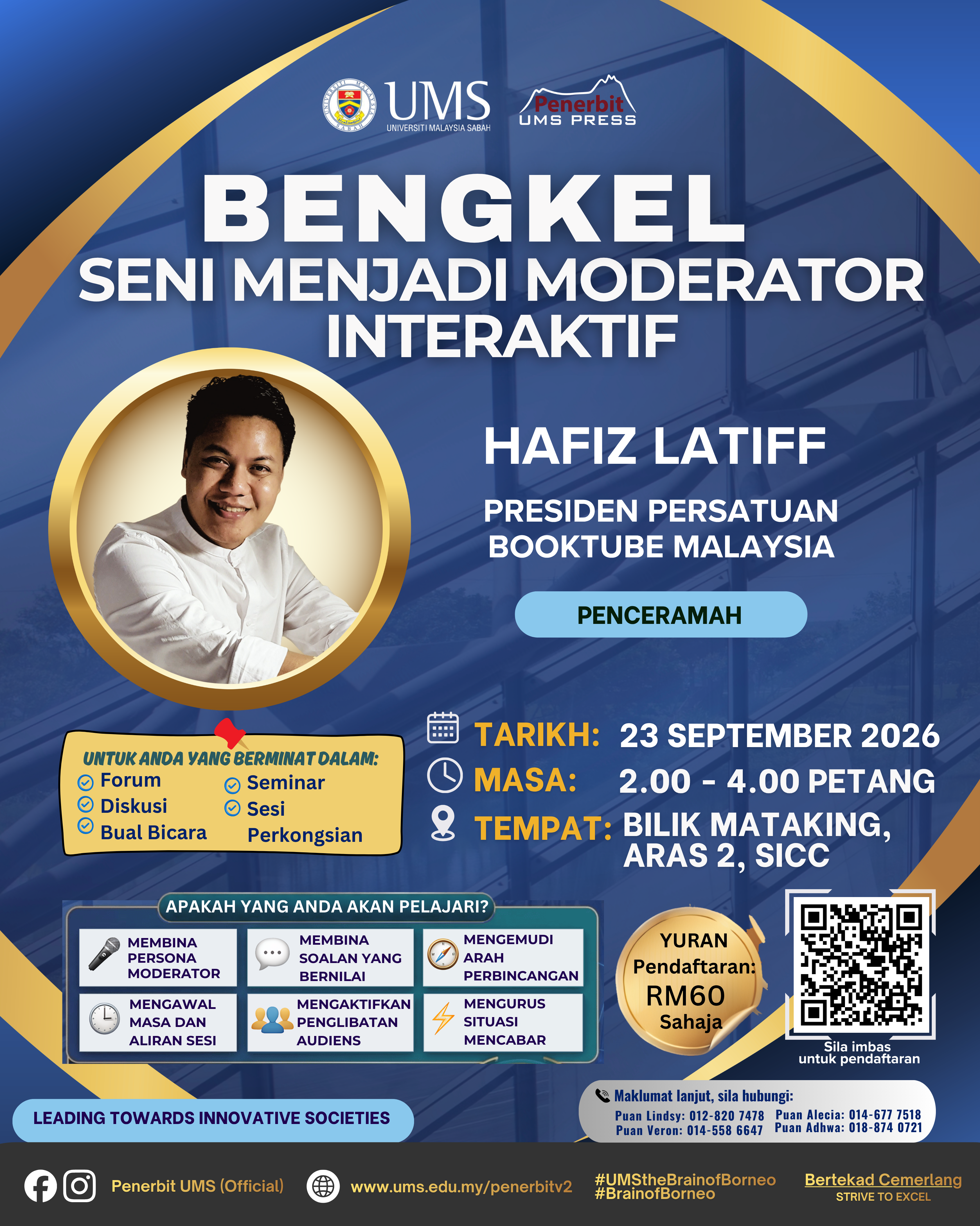 BENGKEL SENI MENJADI MODERATOR INTERAKTOF
