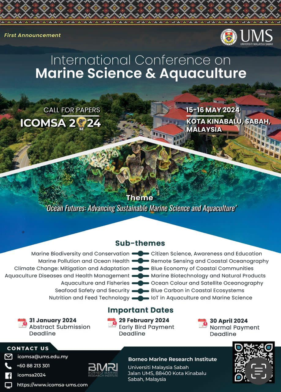 ICOMSA 2024: International Conference on Marine Science & Aquaculture