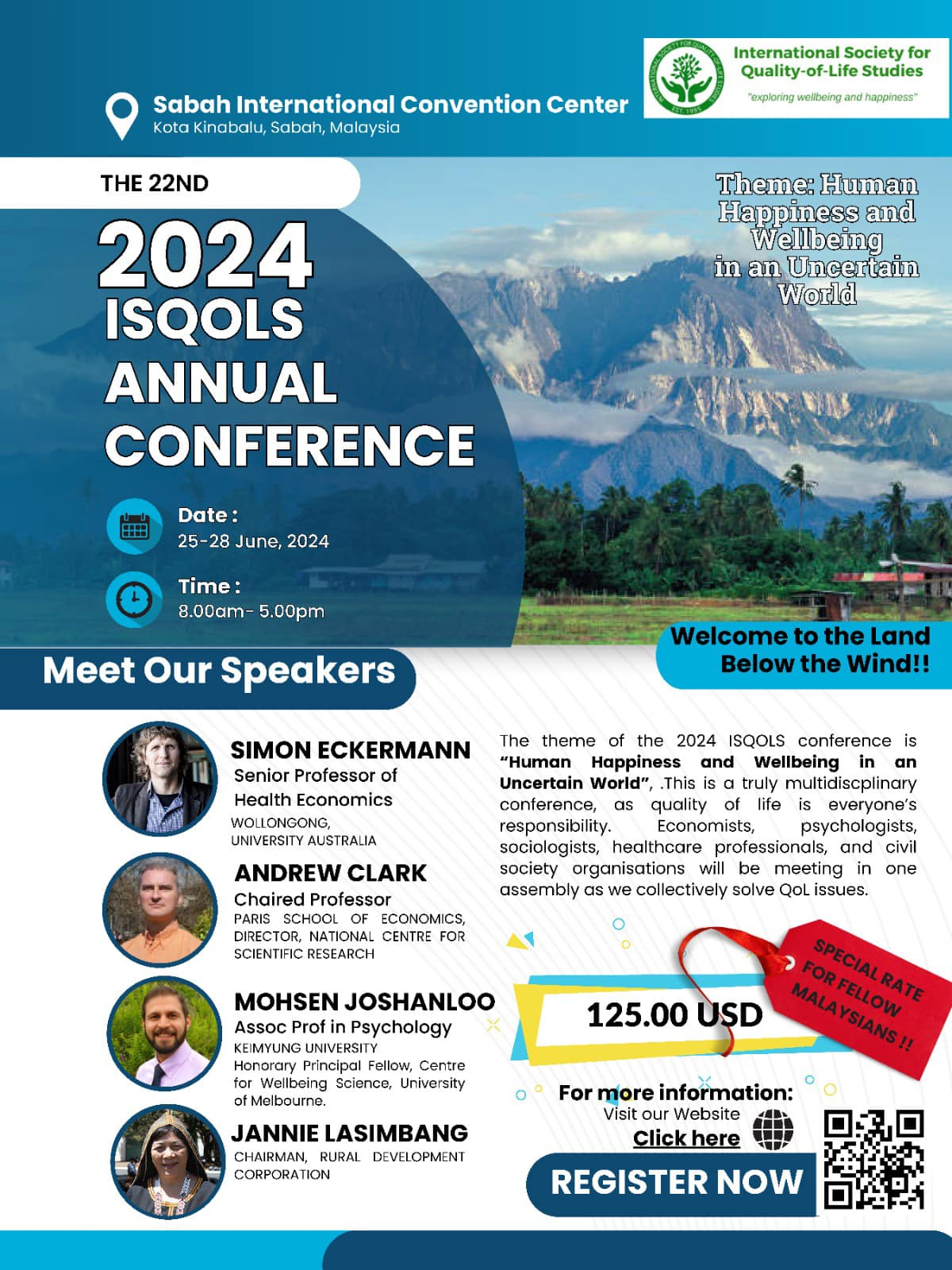 ISQOLS 2024: 22nd International Society for Quality-of-Life Studies Annual Conference 2024
