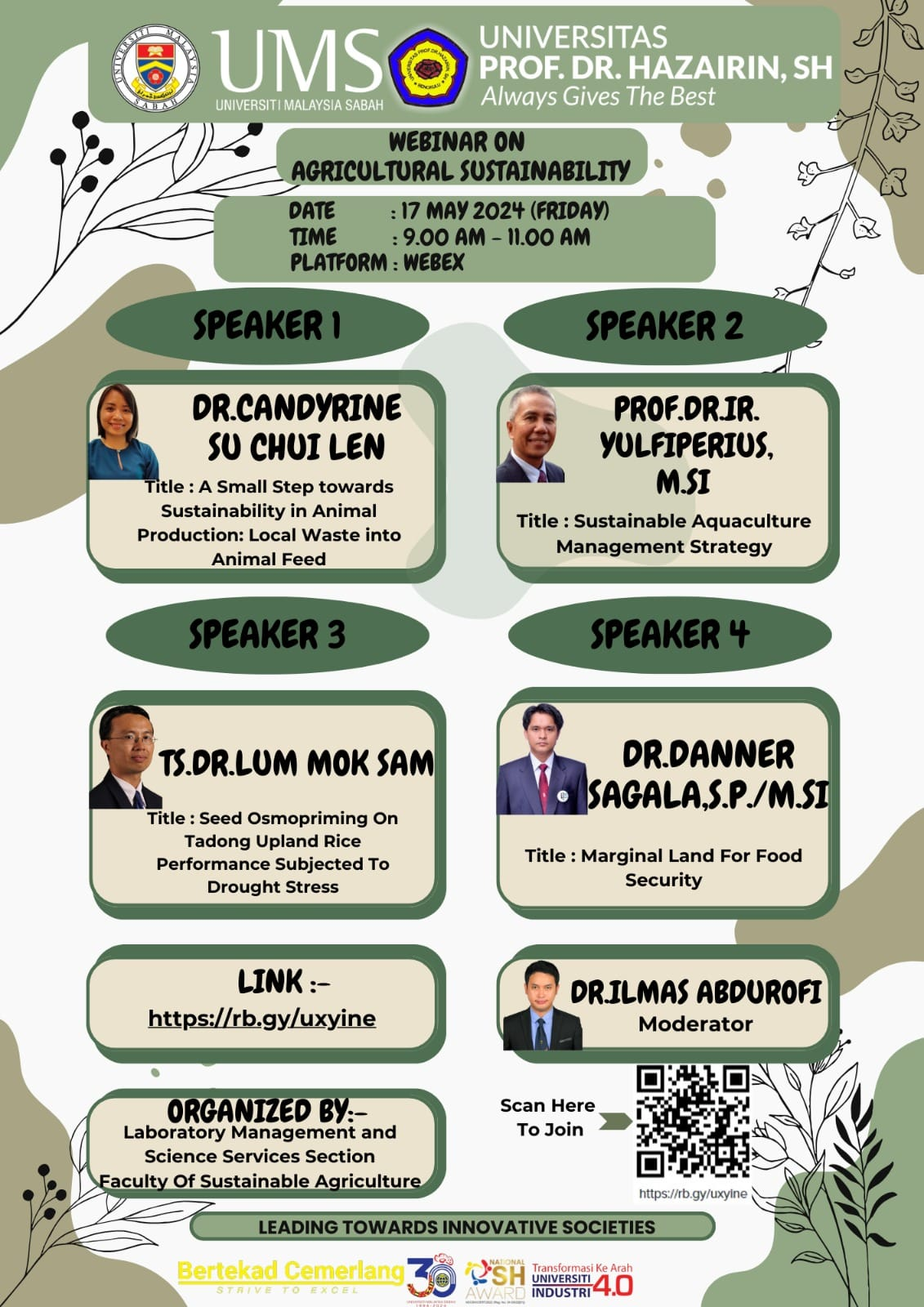 Webinar on Agricultural Sustainability
